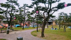 岸和田城の二の丸公園