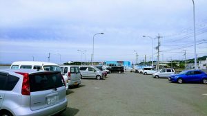 岬町・深日港の駐車場