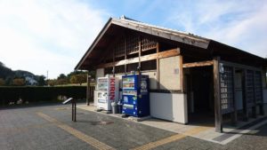 せんなん里海公園の第２駐車場隣のトイレ