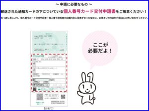 マイナンバー通知カードID